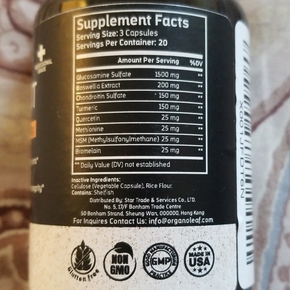 NWT OrganoLeaf Ultra Joint. Non GMO, Made in USA - Picture 2 of 4